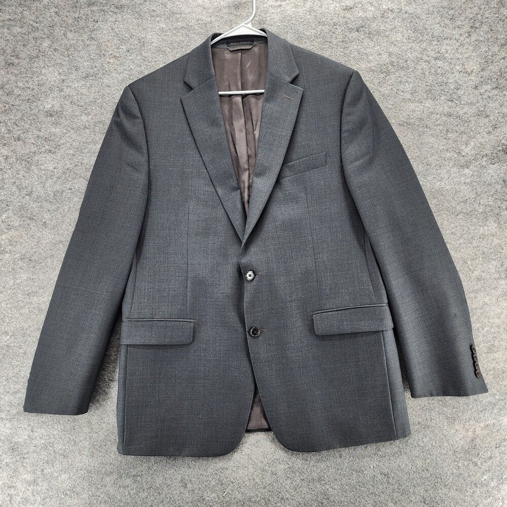 Lauren Ralph Lauren Blazer Mens 42L Gray 2 Button Wool